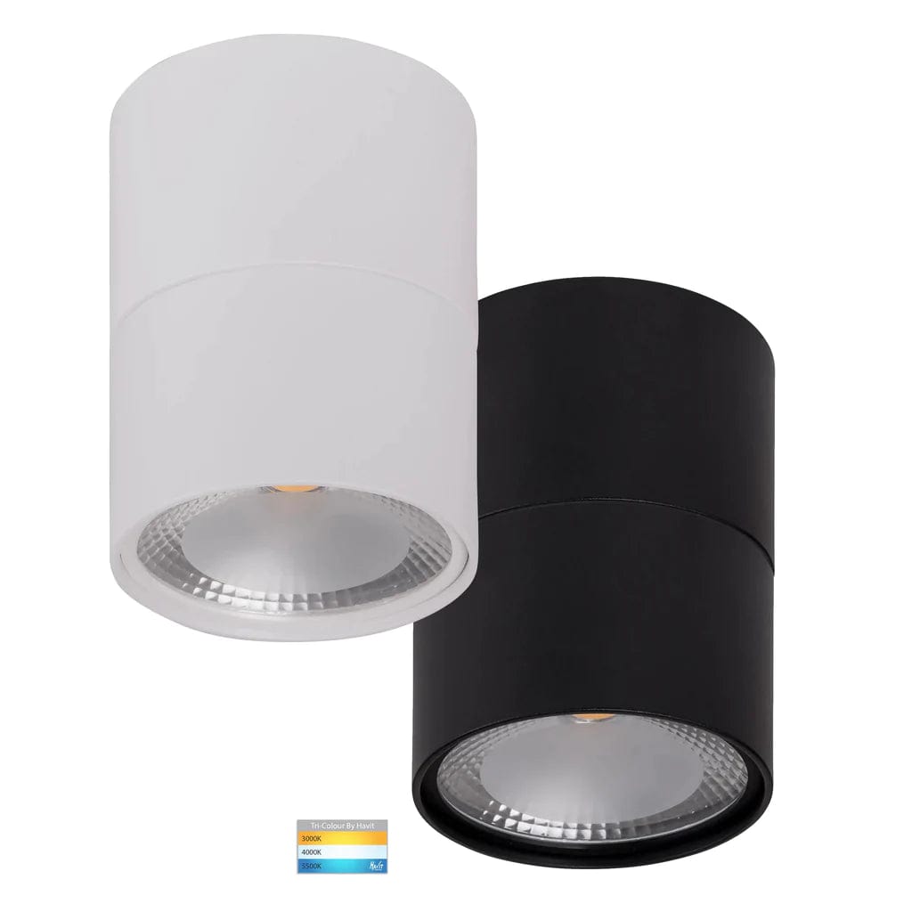 Havit Lighting LED Downlights Nella White 12w Surface Mounted LED Downlight with Extension- HV5803T-WHT-EXT Lights-For-You