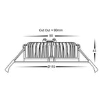 Havit Lighting LED Downlights Ora White Fixed LED Downlight Lights-For-You