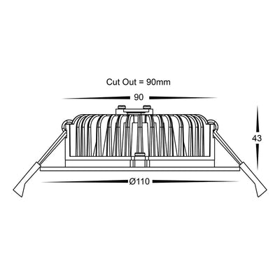 Havit Lighting LED Downlights Ora White Fixed LED Downlight Lights-For-You