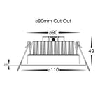 Havit Lighting LED Downlights Ora White Fixed LED Downlight Lights-For-You