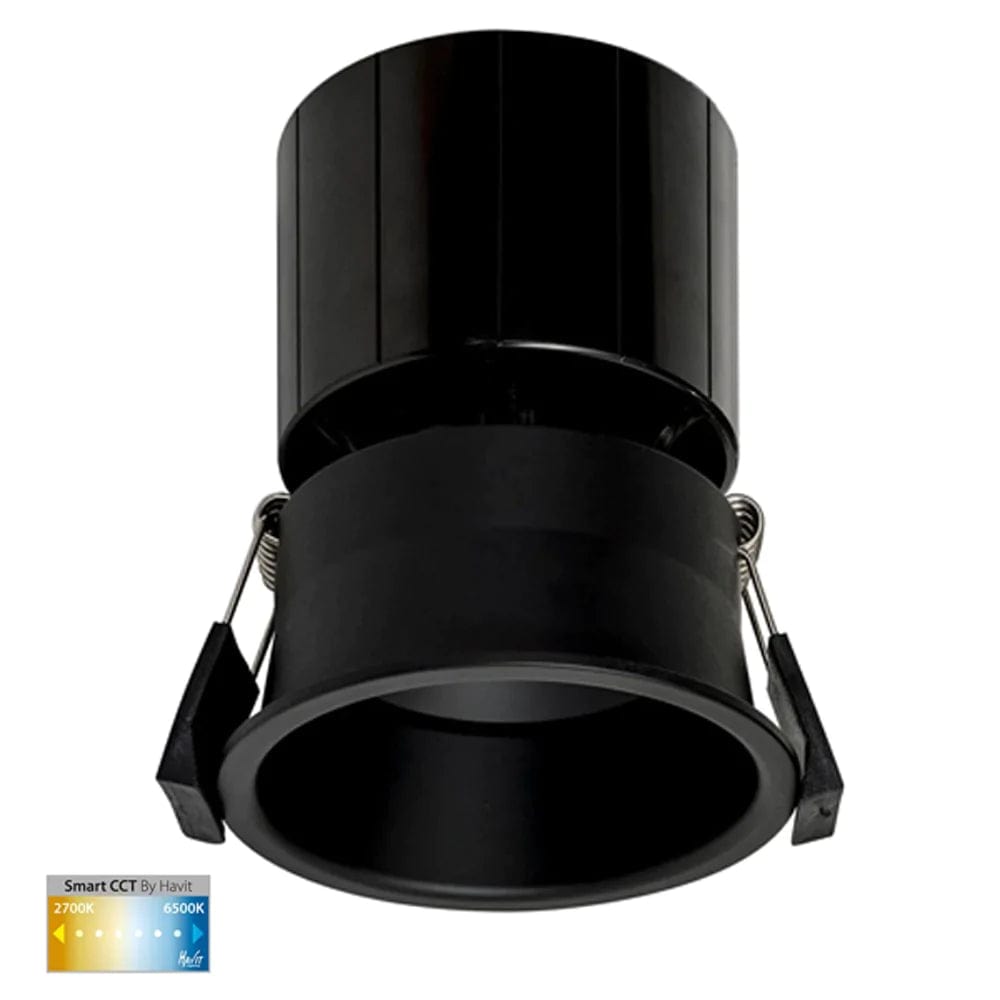 Havit Lighting LED Downlights Prime Black Fixed Deep CCT WIFI LED Downlight - HV5513CCT Lights-For-You
