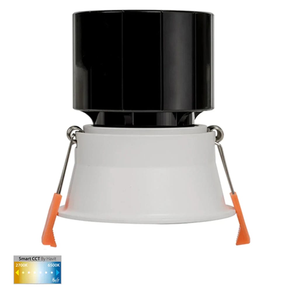 Havit Lighting LED Downlights White Prime Black Fixed Deep CCT WIFI LED Downlight - HV5513CCT HV5513CCT-WHT