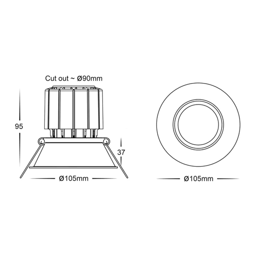 Havit Lighting LED Downlights Prime White Fixed Deep CCT WIFI LED Lights-For-You