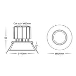 Havit Lighting LED Downlights Prime White Fixed Deep CCT WIFI LED Lights-For-You