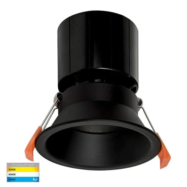 Havit Lighting LED Downlights Prime White Fixed Deep LED Lights-For-You HV5514T-BLK 9350418010032