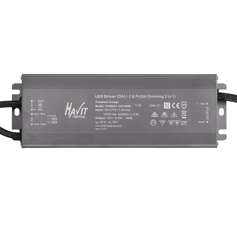 Havit Lighting LED Drivers 100w Dali Push Dim LED Driver Lights-For-You HV96631-12V100W 9350418027573