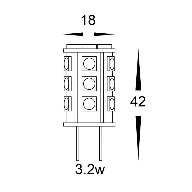 Havit Lighting LED Globes 1.4w G4 12v DC LED Bi Pin Lights-For-You