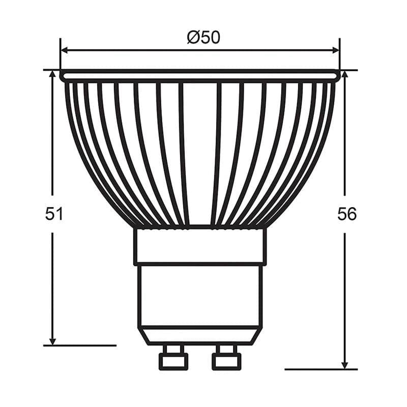 Havit Lighting LED Globes HV9555 - 5w GU10 LED Globe with beautiful design by Havit Lighting Lights-For-You HV9555C 9350418007483