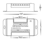 Havit Lighting LED Strip Controllers 4 Channel LED Strip Repeater Lights-For-You HV9635 9350418001986