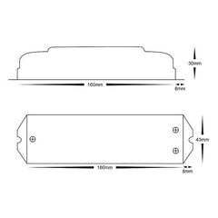 Havit Lighting LED Strip Controllers Dali RGB LED Strip Controller by Havit Lighting - HV9107-LT-403-6A Lights-For-You HV9107-LT-403-6A ACC1063WHH10