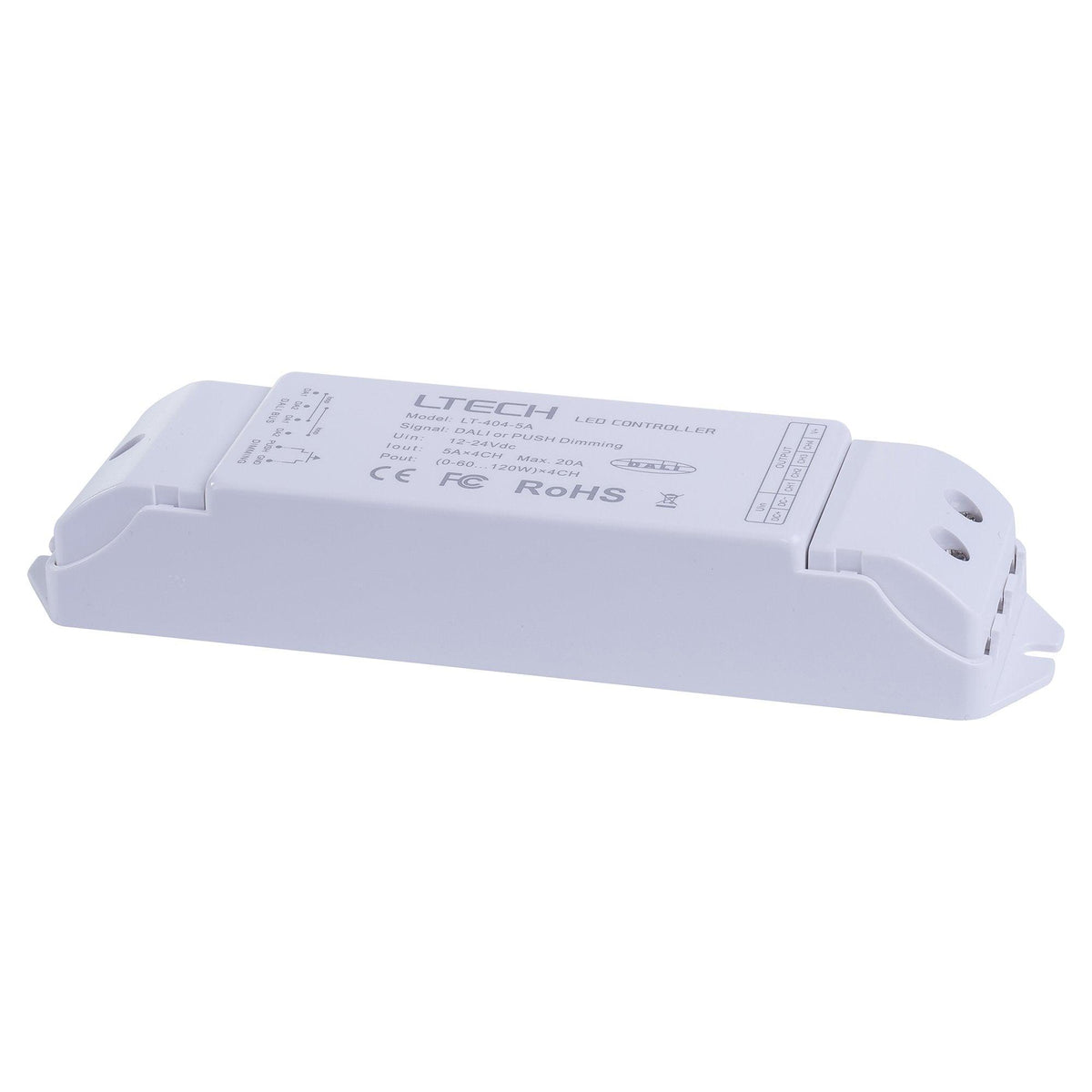 Havit Lighting LED Strip Controllers White Dali RGBC or RGBW LED Strip Controller - HV9107-LT-404-5A Lights-For-You HV9107-LT-404-5A