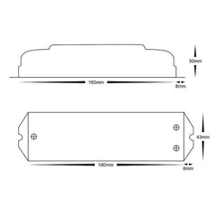 Havit Lighting LED Strip Controllers Dali RGBC or RGBW LED Strip Controller Lights-For-You HV9107-LT-404-5A 9350418002464