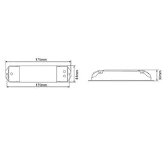 Havit Lighting LED Strip Controllers White DMX Single Colour LED Strip Controller - HV9109-LT-811-12A Lights-For-You HV9109-LT-811-12A