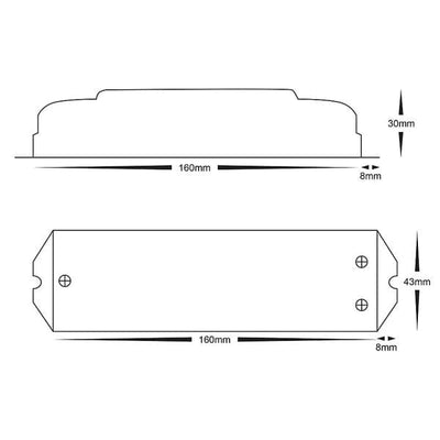 Havit Lighting LED Strip Controllers LED Strip Receiver by Havit Lighting Lights-For-You HV9103-R4-5A 9350418006813