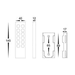Havit Lighting LED Strip Controllers RGB LED Strip Remote Controller by Havit Lighting - HV9102-V3 Lights-For-You HV9102-V3 9350418006738