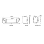 Havit Lighting LED Strip Controllers RGB LED Strip Remote Controller Lights-For-You HV9102-M3+M4-5A 9350418001481