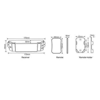Havit Lighting LED Strip Controllers RGB LED Strip Remote Controller Lights-For-You HV9102-M3+M4-5A 9350418001481