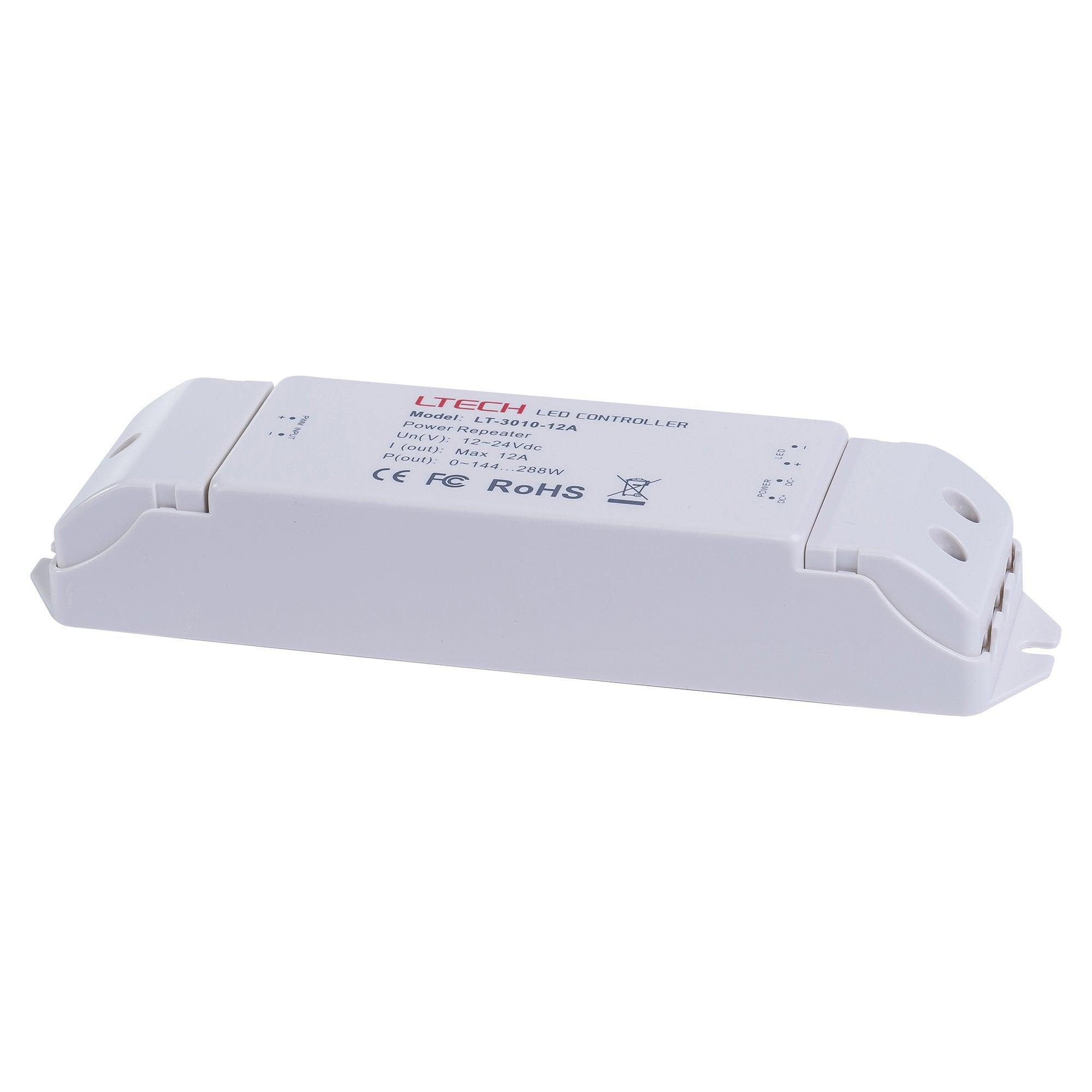 Havit Lighting LED Strip Controllers White Single Channel LED Strip Repeater - HV9104-LT-3010-12A Lights-For-You HV9104-LT-3010-12A