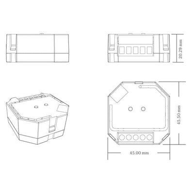 Havit Lighting LED Strip Controllers Zigbee Trailing edge dimmer Lights-For-You HV9105-ZB-ACDIM 9350418002167