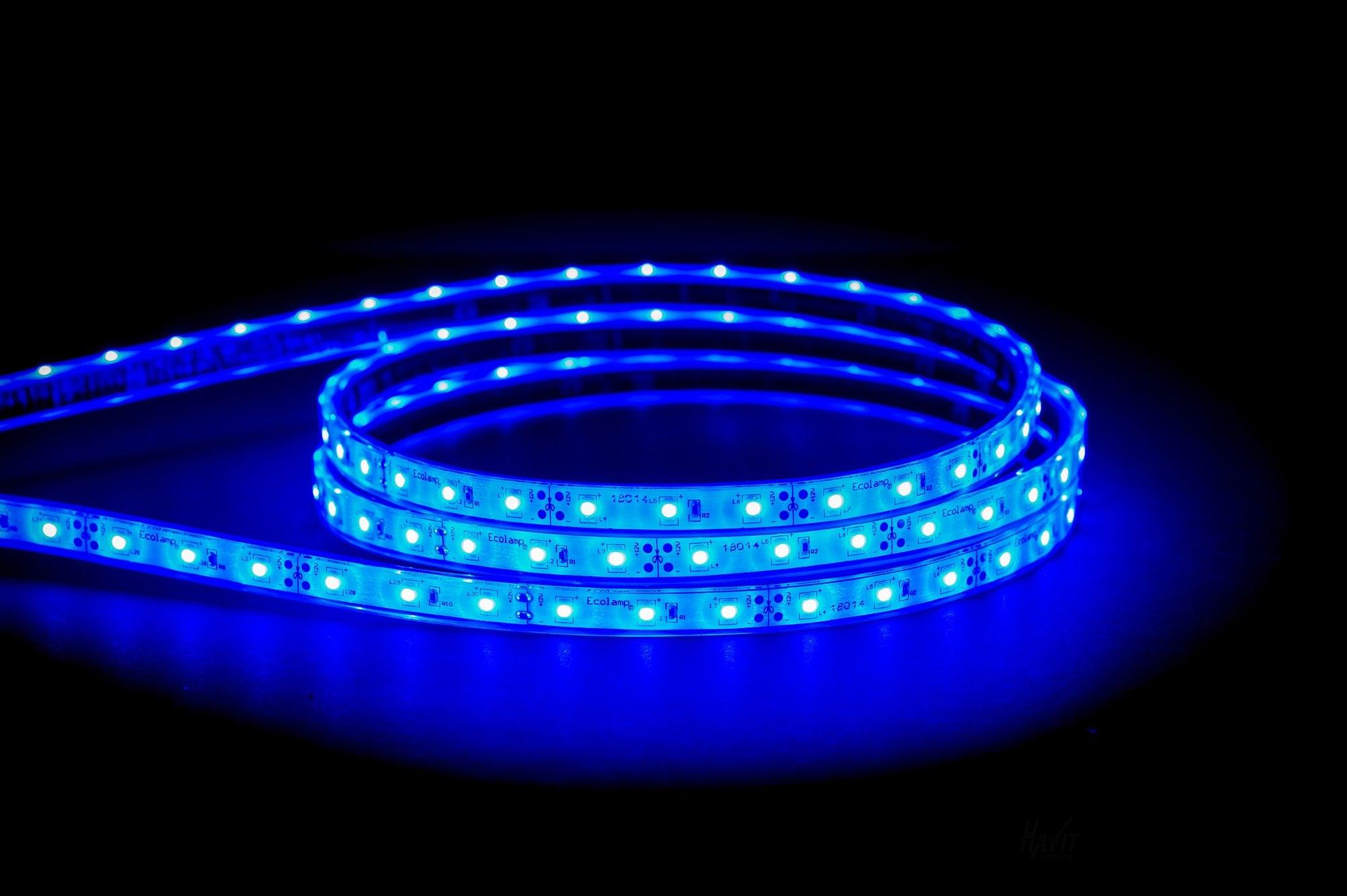 Havit Lighting LED Strips Blue 4.8w IP67 LED Strip Blue by Havit Lighting - HV9723-IP67-60-B Lights-For-You HV9723-IP67-60-B