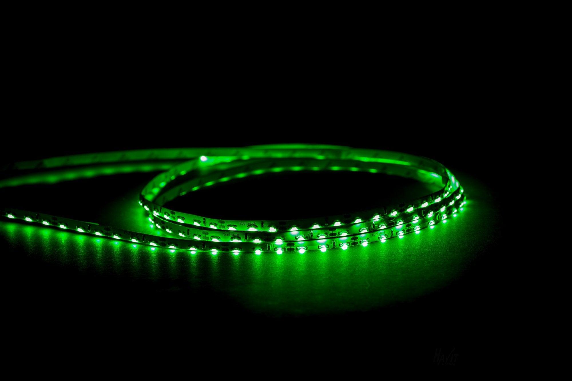 Havit Lighting LED Strips Green HV9723-IP20-96SM-G - 7.7w IP20 Side Mounted LED Strip Green Lights-For-You HV9723-IP20-96SM-G