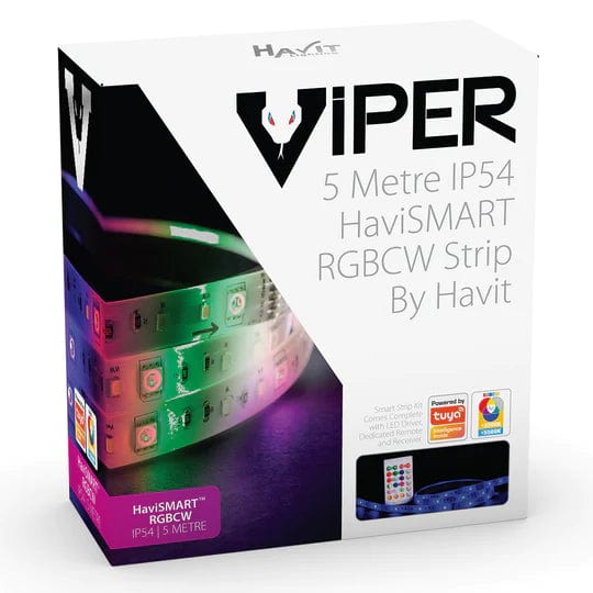 Havit Lighting LED Strips RGB SMART RGBCW LED Strip Kit 7.2w 5m Havit Lighting - VPR9752IP54-72-5M Lights-For-You VPR9752IP54-72-5M