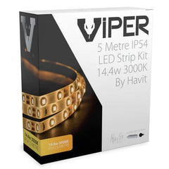 Havit Lighting LED Strips VIPER 14.4w 5m LED Strip kit 3000k Lights-For-You VPR9783IP54-60-5M 9350418009449