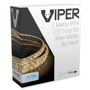 Havit Lighting LED Strips VIPER 9.6w 10m LED Strip kit 4000k Lights-For-You VPR9745IP54-120-10M 9350418003935