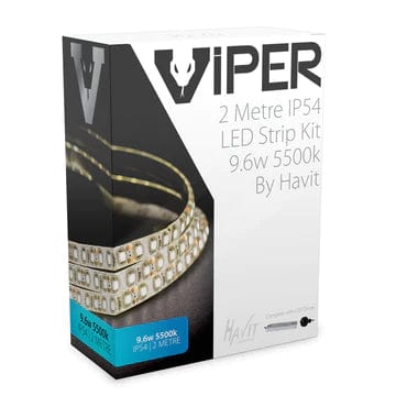 Havit Lighting LED Strips VIPER 9.6w 2m LED Strip kit 5500k Lights-For-You VPR9744IP54-120-2M