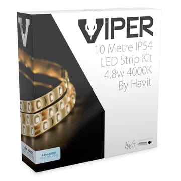 Havit Lighting LED Strips Golden / 4000k VPR9735IP54-60-10M - VIPER 4.8w 10m LED Strip kit 4000k Lights-For-You VPR9735IP54-60-10M