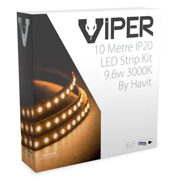 Havit Lighting LED Strips Golden / 3000k VPR9743IP20-120-10M - VIPER 9.6w 10m LED Strip kit 3000k Lights-For-You VPR9743IP20-120-10M