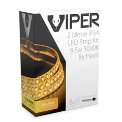 Havit Lighting LED Strips Golden / 3000k VPR9743IP54-120-2M  - VIPER 9.6w 2m LED Strip kit 3000k Lights-For-You VPR9743IP54-120-2M