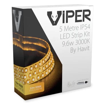 Havit Lighting LED Strips Golden / 3000k VPR9743IP54-120-5M - VIPER 9.6w 5m LED Strip kit 3000k Lights-For-You VPR9743IP54-120-5M