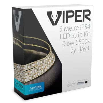 Havit Lighting LED Strips Golden / 5500k VPR9744IP54-120-5M - VIPER 9.6w 5m LED Strip kit 5500k Lights-For-You VPR9744IP54-120-5M