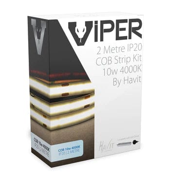 Havit Lighting LED Strips Golden / 4000k VPR9765IP20-512-2M - COB VIPER 10w 2m LED Strip kit 4000k Lights-For-You VPR9765IP20-512-2M