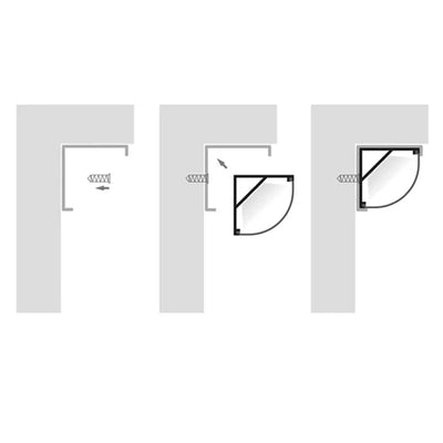 Havit Lighting Lighting 10mm x 10mm Silver Micro Corner Lights-For-You