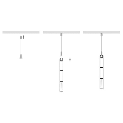 Havit Lighting Lighting 10mm x 89mm Black or White Suspended Lights-For-You