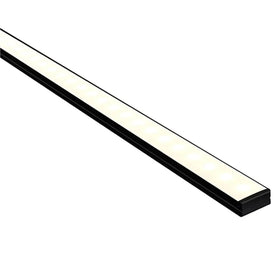 Havit Lighting Lighting 23mm x 10mm Shallow Square Aluminium LED Profile Black Havit Lighting - HV9693-2310-BLK Lights-For-You HV9693-2310-BLK