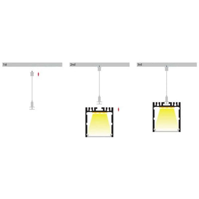 Havit Lighting Lighting 35mm x 37mm Silver Deep Square LED Profile Aluminium Havit Lighting - HV9693-3537 Lights-For-You