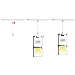 Havit Lighting Lighting 38mm x 90mm Black Large Deep Square Black Aluminium LED Profile Havit Lighting - HV9693-3890-BLK Lights-For-You