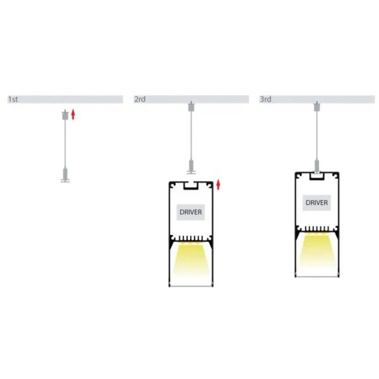 Havit Lighting Lighting 38mm x 90mm Silver Large Deep Square Aluminium LED Profile Havit Lighting - HV9693-3890 Lights-For-You