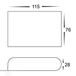 Havit Lighting Lighting 4w Lisse Fixed LED Wall Down Lights-For-You