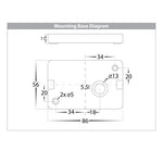 Havit Lighting Lighting 4w Lisse Fixed LED Wall Down Lights-For-You