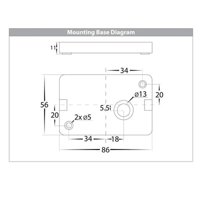 Havit Lighting Lighting 4w Lisse Fixed LED Wall Down Lights-For-You