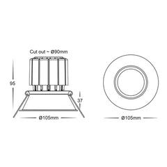 Havit Lighting Lighting 90mm Prime Deep Wifi LED Lights-For-You