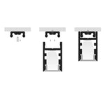 Havit Lighting Lighting 9mm x 15mm Silver Shallow Square Lights-For-You