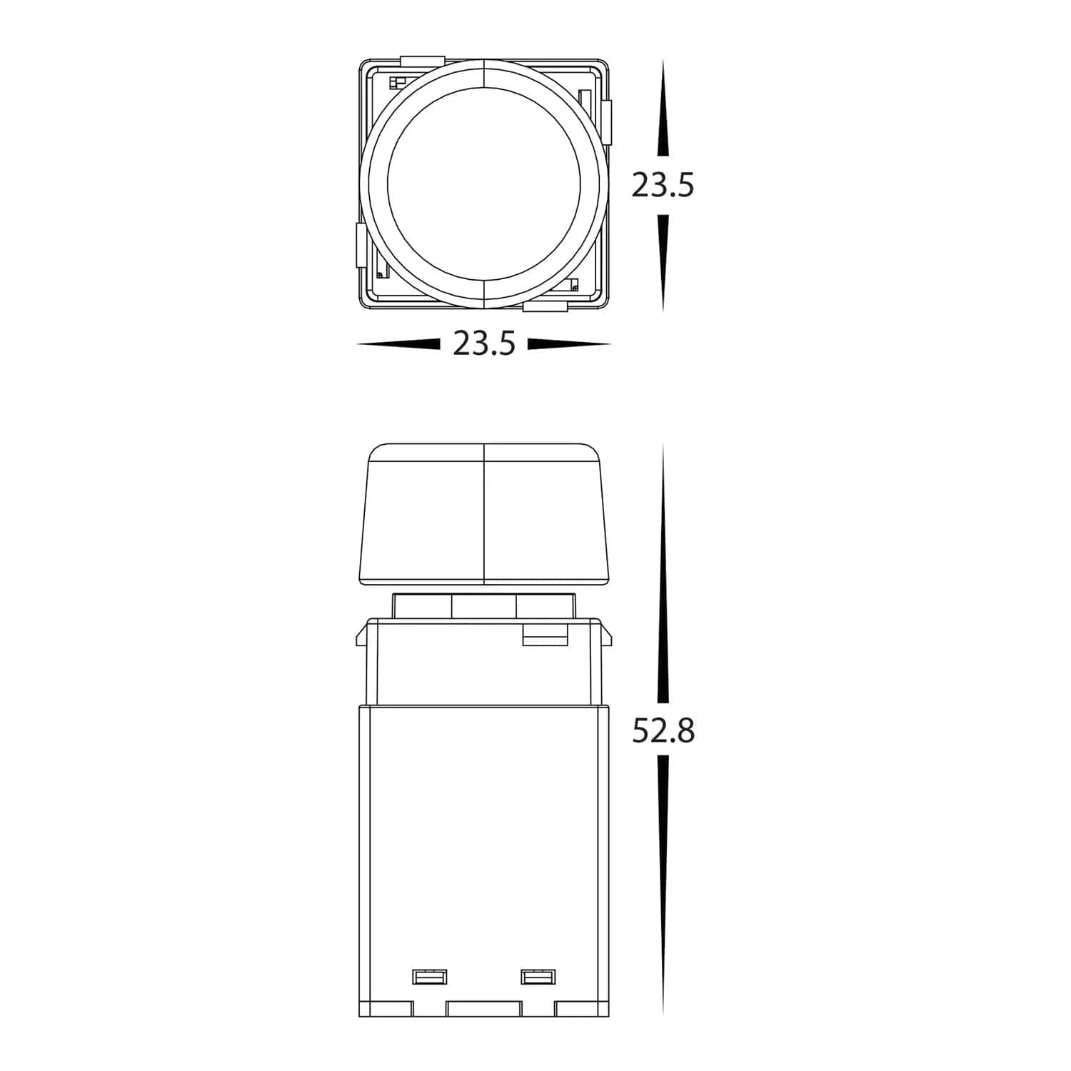 Havit Lighting Lighting Acc. - 0-1/10v LED Dial Dimmer Havit Lighting - HV9629 Lights-For-You HV9629
