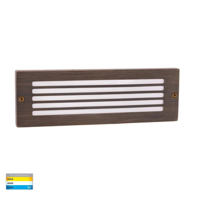 Havit Lighting Lighting Ardam LED Step Light CCT 6w in Antique Brass, Black or Solid Brass Havit Lighting - HV3296T-12V Lights-For-You HV3296T-AB-12V