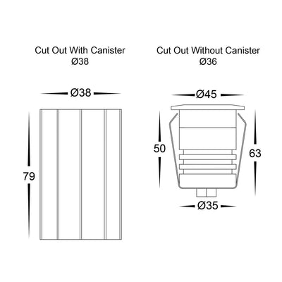 Havit Lighting Lighting Dek LED in-Ground Light 3w CCT Black, Stainless Steel, White Havit Lighting HV2893T-12V Lights-For-You