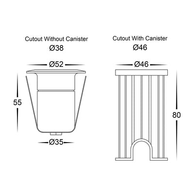 Havit Lighting Lighting Elite LED Inground Light 12v in Black or Silver Havit Lighting - HV2881T Lights-For-You